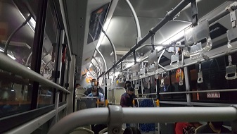 Imagen del interior de un autobus