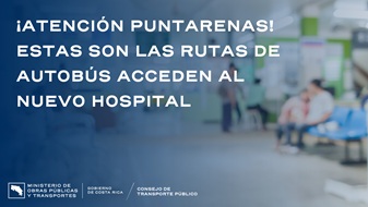 Imagen ilustrativa de un hospital con el título del comunicado y logo de la institución.