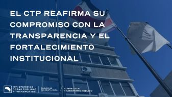 Imagen ilustrativa del edificio del CTP con el título del comunicado y logo oficial. 