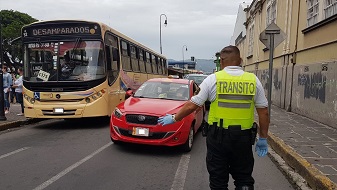 Imagen de operativo de la Policía de Tránsito